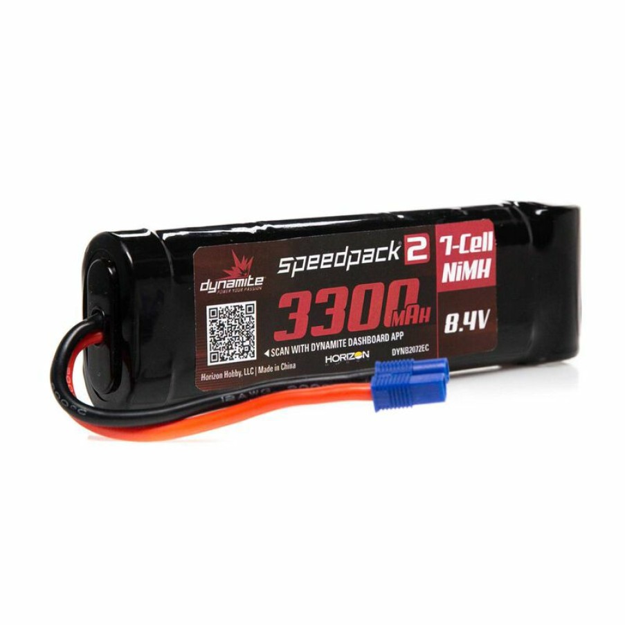 Boats * | Dynamite 8.4V 3300Mah 7-Cell Speedpack2 Flat Nimh Battery: Ec3 For Batteries