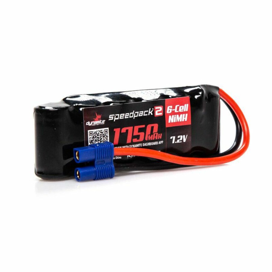 Boats * | Dynamite 7.2V 1750Mah 6-Cell Speedpack2 Flat Nimh Battery: Ec3 For Batteries