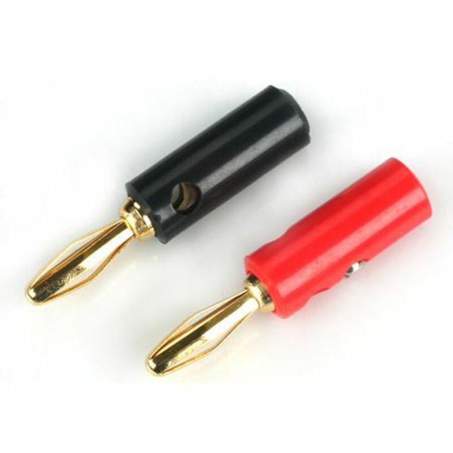 Boats * | Dynamite Plug: Gold Banana Set With Screws For Charging Accessories