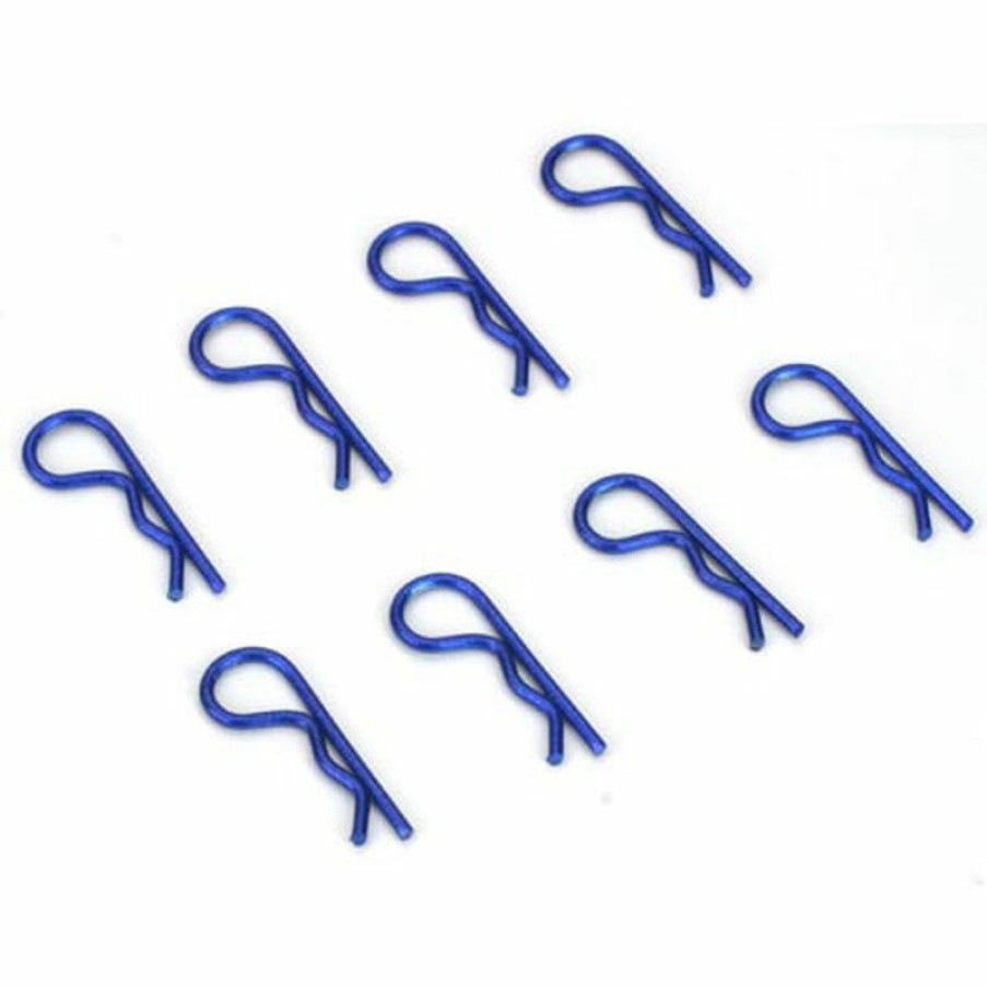 Boats * | Dynamite Anodized Body Clips, Blue (8) For Parts