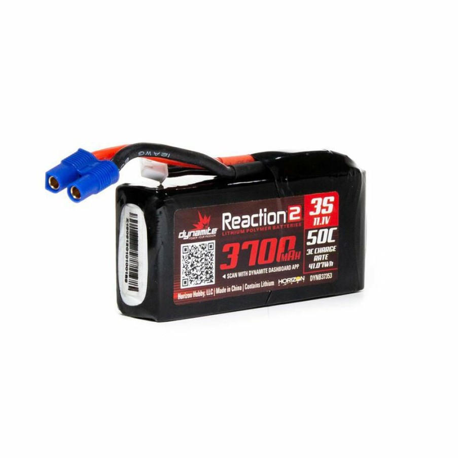 Boats * | Dynamite 11.1V 3700Mah 3S 50C Reaction 2 Lipo Battery: Ec3 For Batteries