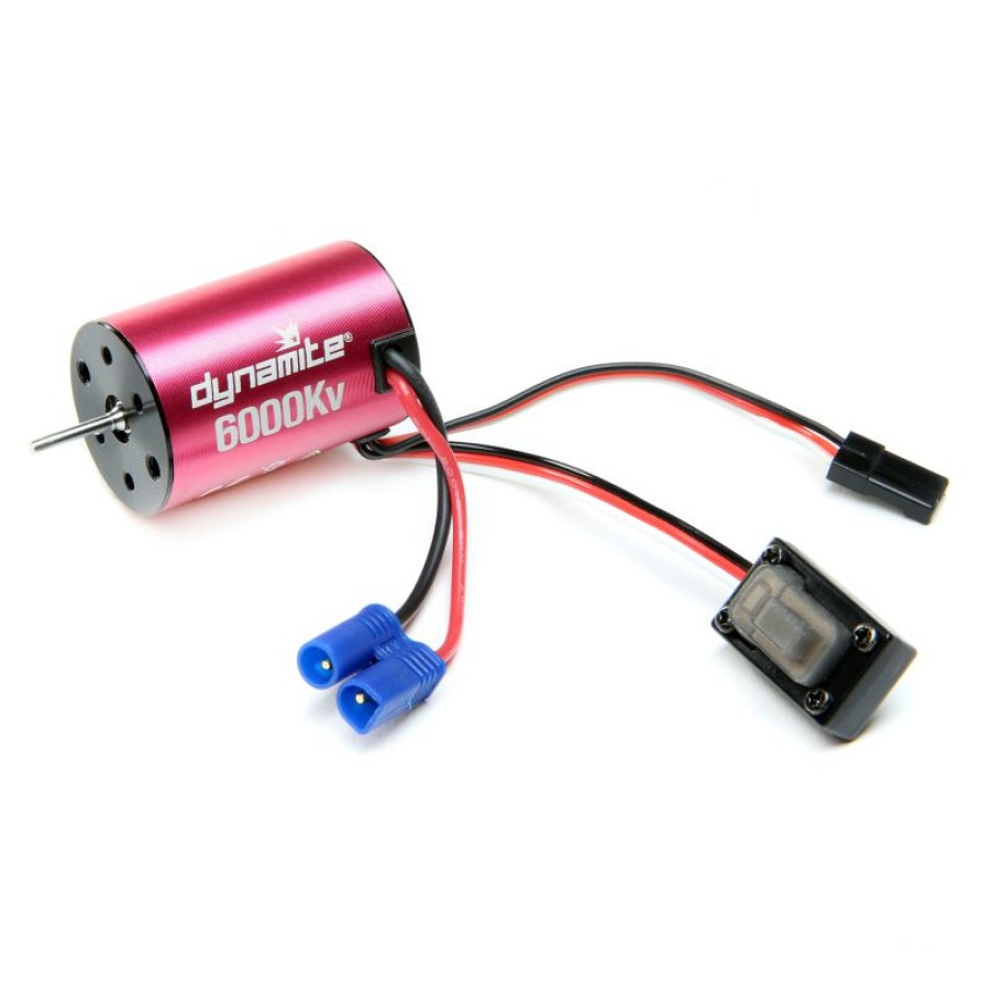 Boats * | Dynamite Brushless Motor/Esc 2-In-1 Combo, 6000Kv: Mini-T 2.0, Mini-B For Electronic Speed Controls