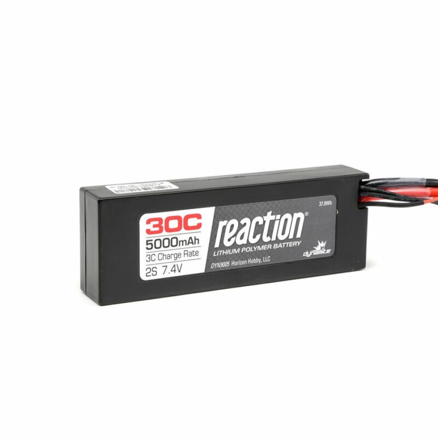 Boats * | Dynamite 7.4V 5000Mah 2S 30C Reaction Hardcase Lipo Battery: Ec3 For Batteries