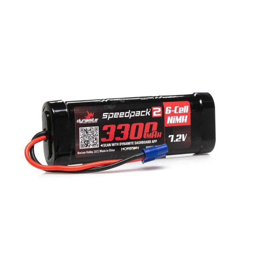 Boats * | Dynamite 7.2V 3300Mah 6-Cell Speedpack2 Flat Nimh Battery: Ec3 For Batteries