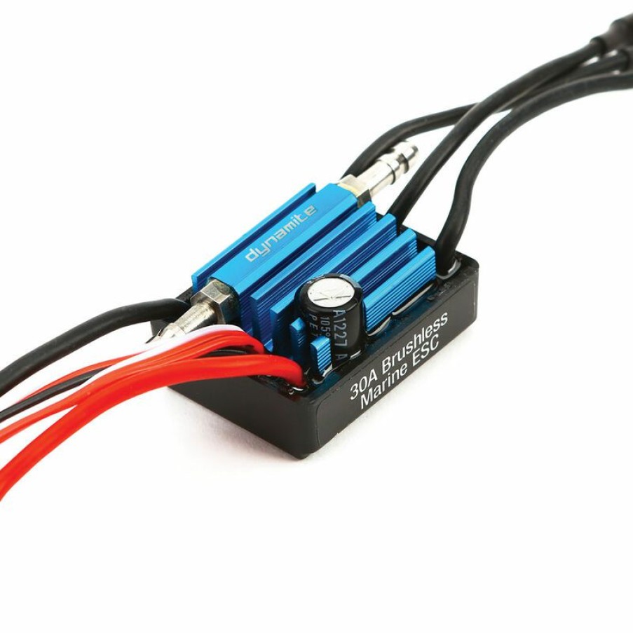 Boats * | Dynamite 30A Brushless Marine Esc 2-3S For Electronic Speed Controls