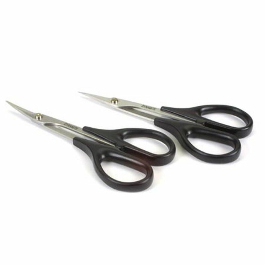 Cars & Trucks * | Dynamite Body Scissors: Curved/Straight For Tools